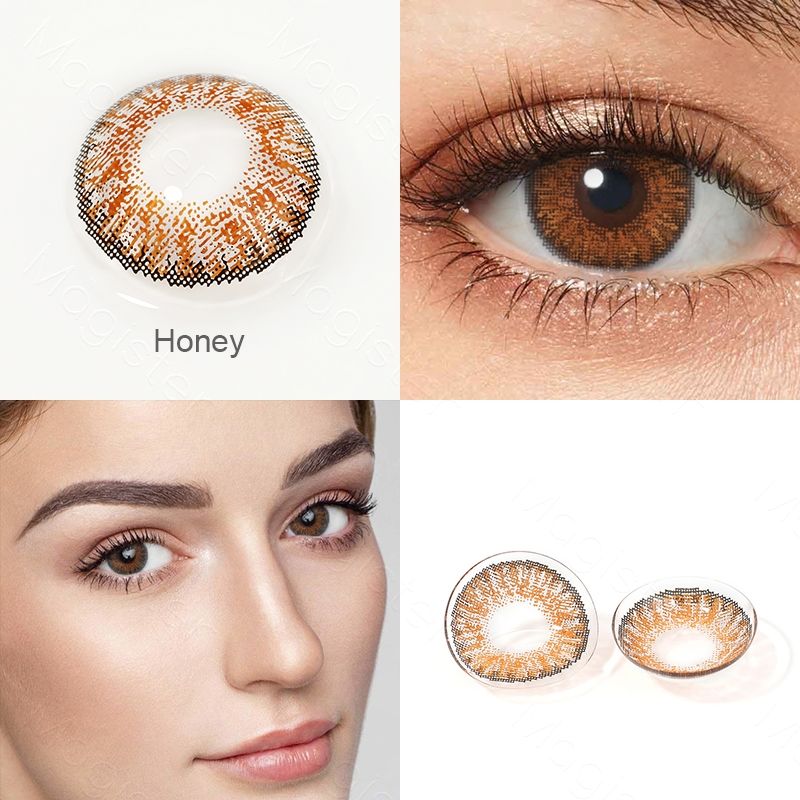 【US WAREHOUSE】Honey Colored Contact Lenses