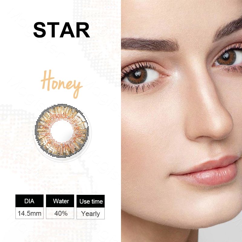 【US WAREHOUSE】Honey Colored Contact Lenses