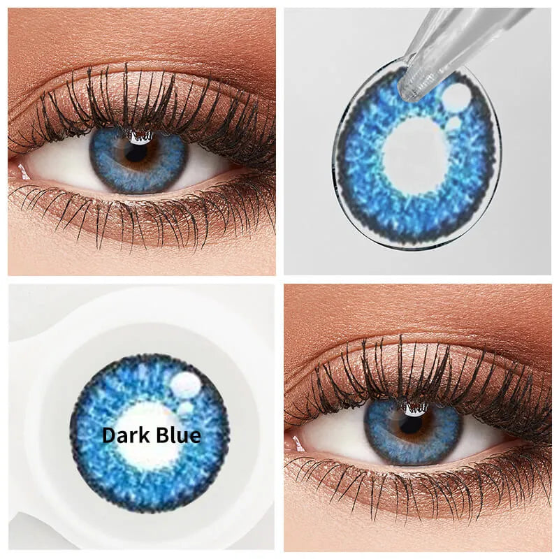 【US WAREHOUSE】Dark blue Colored Contact Lenses