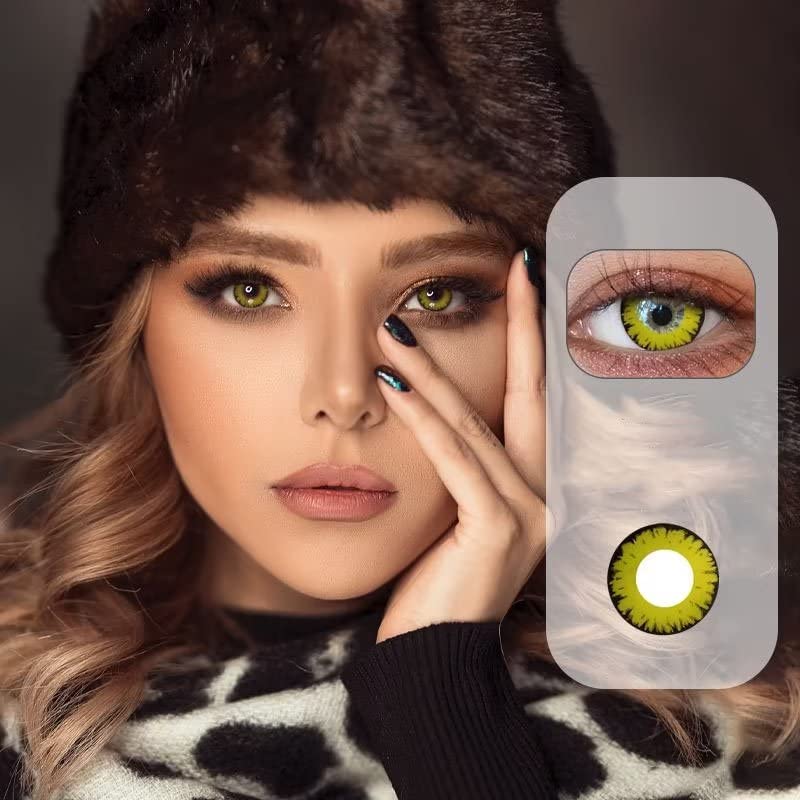 【US WAREHOUSE】Shine Yellow Colored Contact Lenses