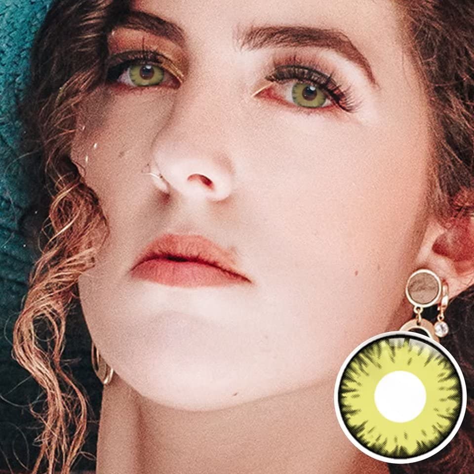 【US WAREHOUSE】Shine Yellow Colored Contact Lenses