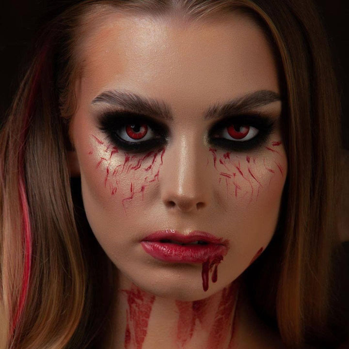 【US WAREHOUSE】Demon Red Colored Contact Lenses
