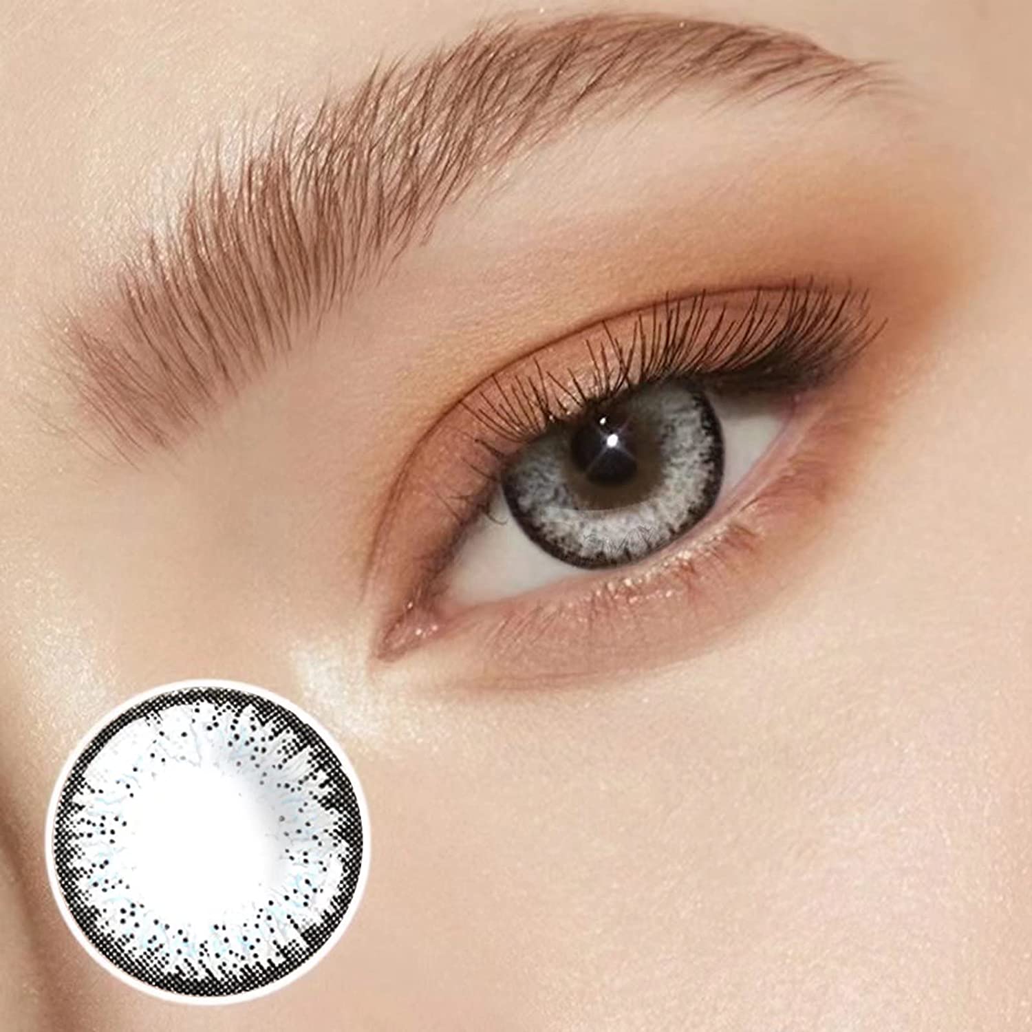 【US WAREHOUSE】Fluorescent gray Colored Contact Lenses