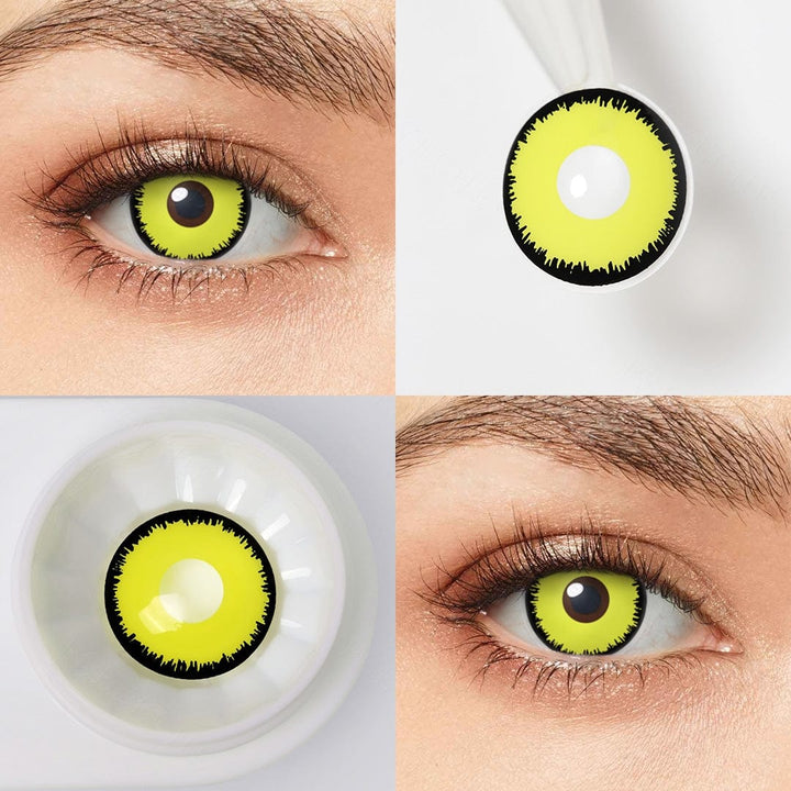 【US WAREHOUSE】Shine Yellow Colored Contact Lenses