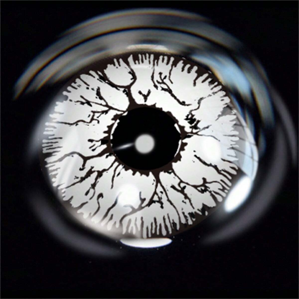 【US WAREHOUSE】White The Crack Colored Contact Lenses