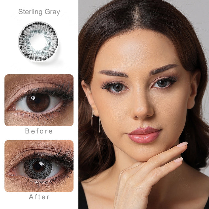 【US WAREHOUSE】Light Grey Colored Contact Lenses