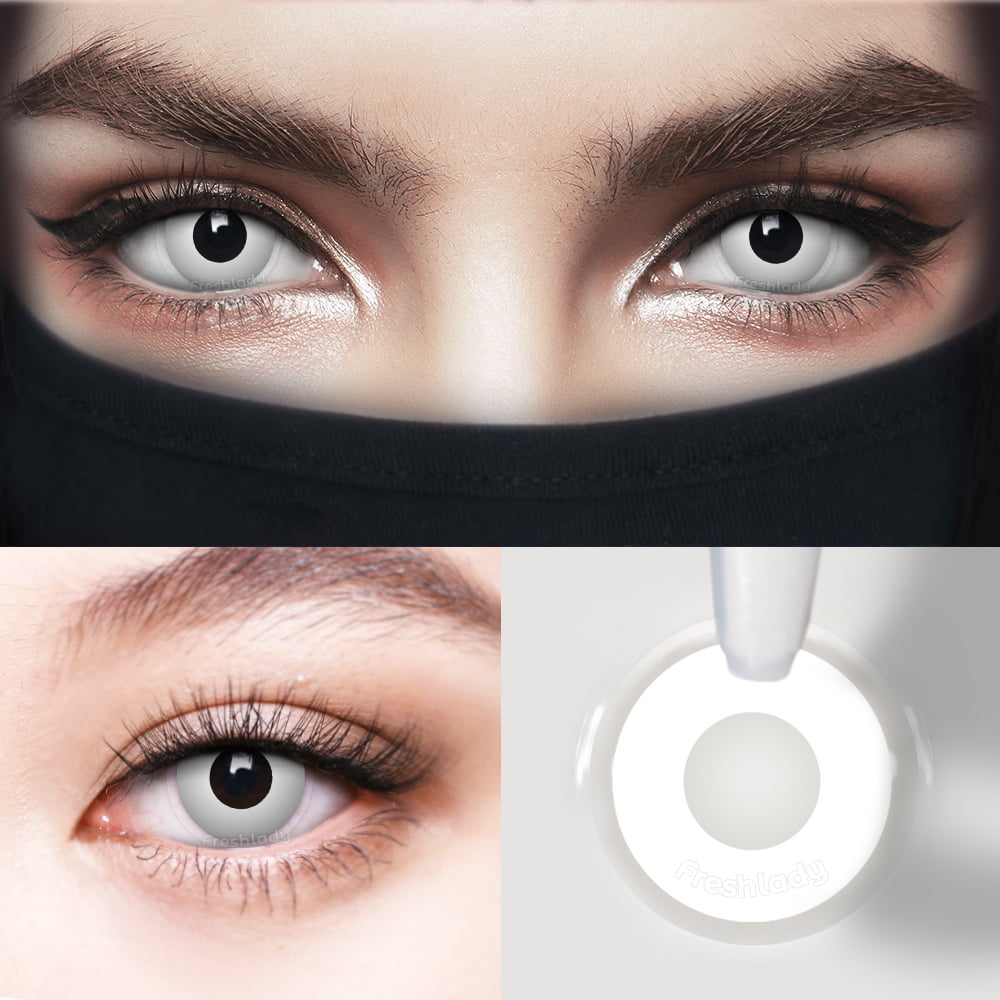 【US WAREHOUSE】White Colored Contact Lenses