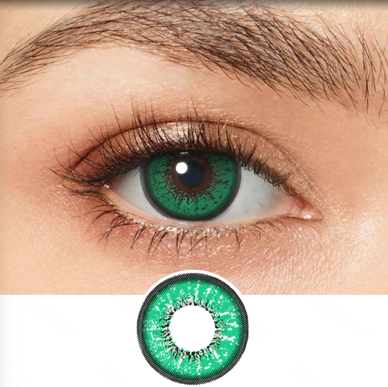 【US WAREHOUSE】Flame Green Colored Contact Lenses