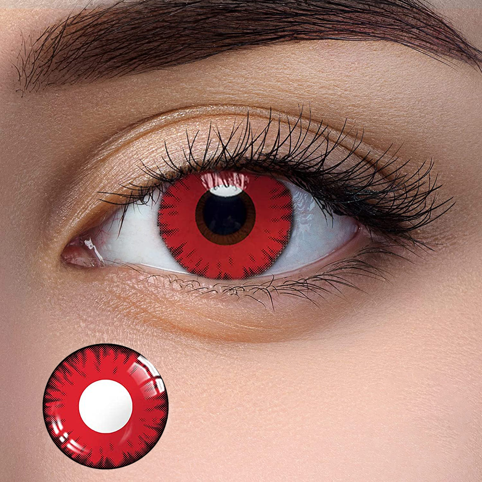 【US WAREHOUSE】Shine Red Colored Contact Lenses