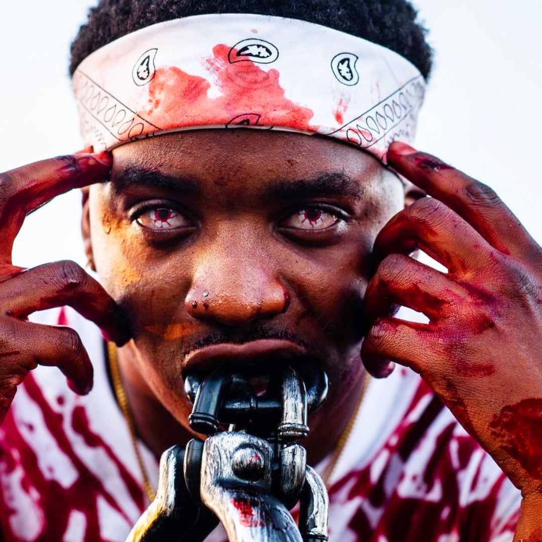 【US WAREHOUSE】White blood streaks Colored Contact Lenses