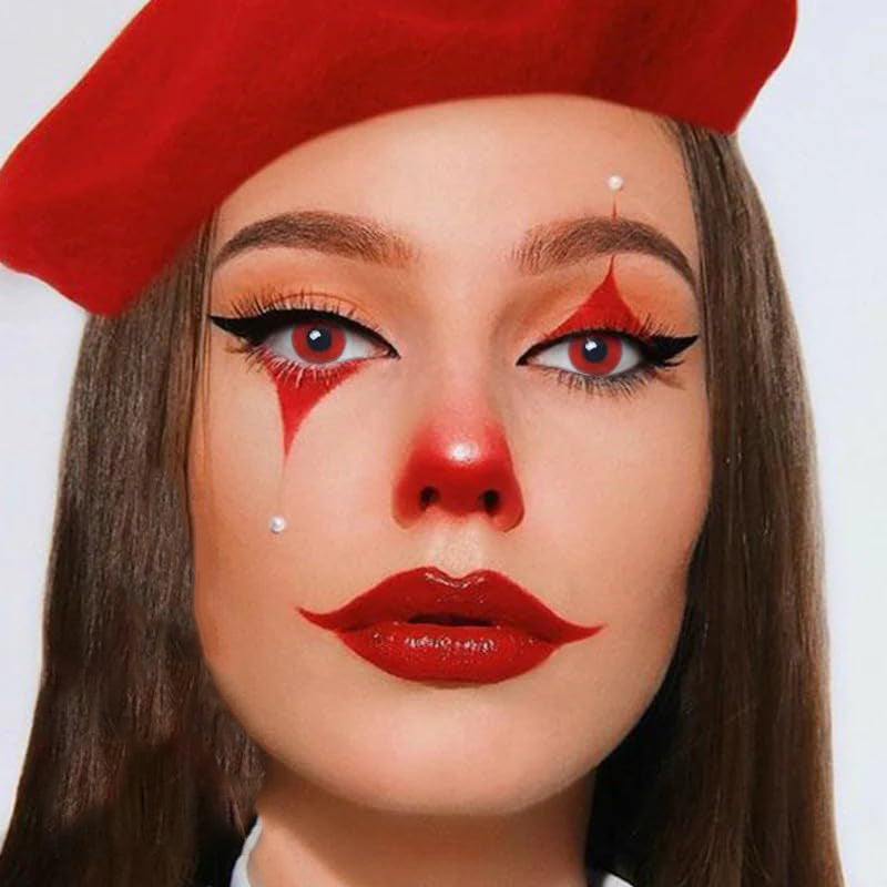 【US WAREHOUSE】Red Colored Contact Lenses