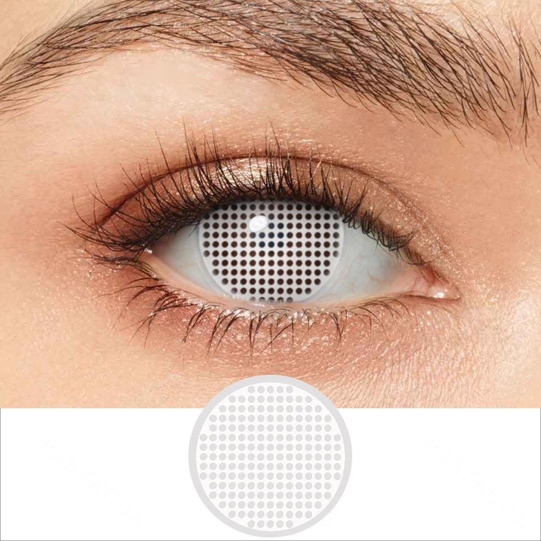 【US WAREHOUSE】White Sand Net Colored Contact Lenses