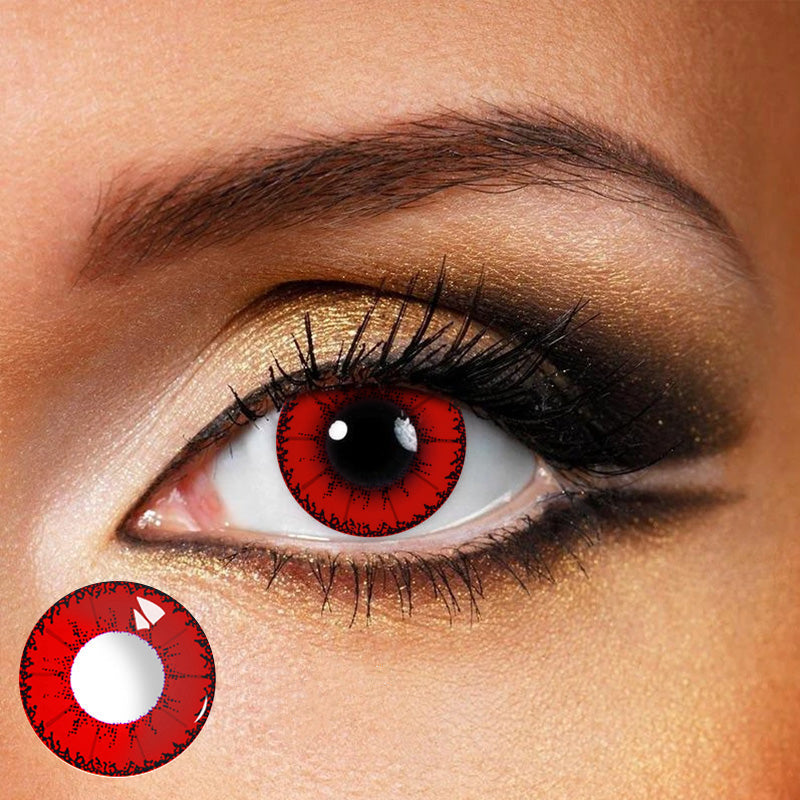 【US WAREHOUSE】Demon Red Colored Contact Lenses